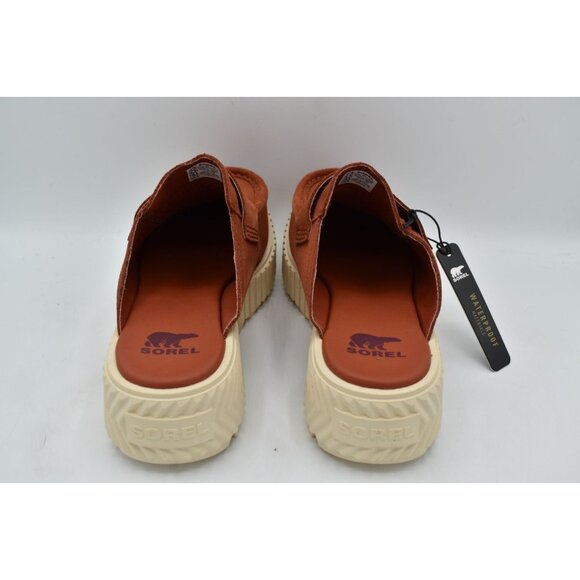 Sorel Womens Size 8.5 ONA AVE Sanguine Red Waterproof Slip On Clogs Mules Shoes - Picture 4 of 11